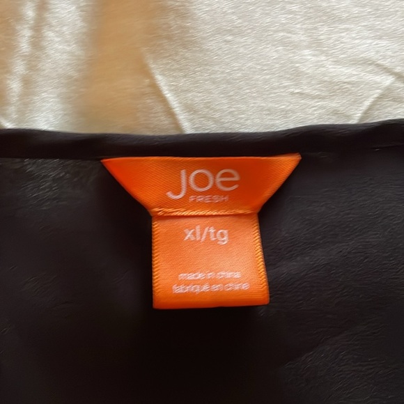 Joe Fresh: Scoop-neck/ Halter-back Silk Tank - Picture 4 of 7